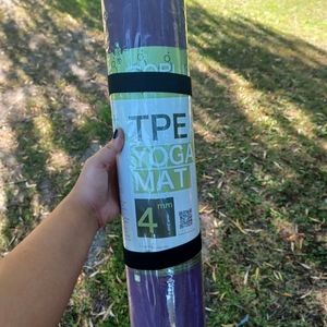 Purple yoga mat